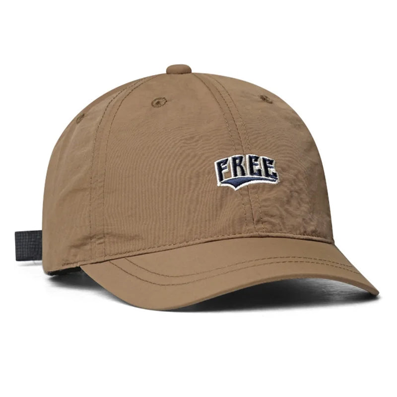 A Men'S Short-Brim Cap, New Summer Style, Breathable And Quick-Drying Baseball Hat, Lightweight Soft-Top Duckbill Cap for Women