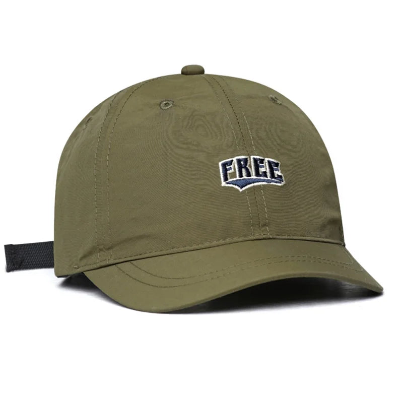 A Men'S Short-Brim Cap, New Summer Style, Breathable And Quick-Drying Baseball Hat, Lightweight Soft-Top Duckbill Cap for Women