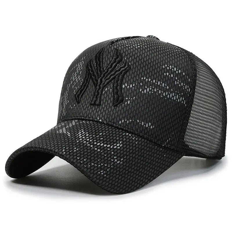 Men’s Embroidered Letter Baseball Cap Unisex Summer Sunshade Sports Travel Hat