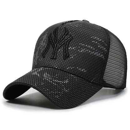 Men’s Embroidered Letter Baseball Cap Unisex Summer Sunshade Sports Travel Hat