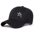 Unisex Five-pointed Star Embroidery Baseball Caps Spring and Autumn Outdoor Adjustable Casual Hats Hip Hop Hat Sunscreen Hat