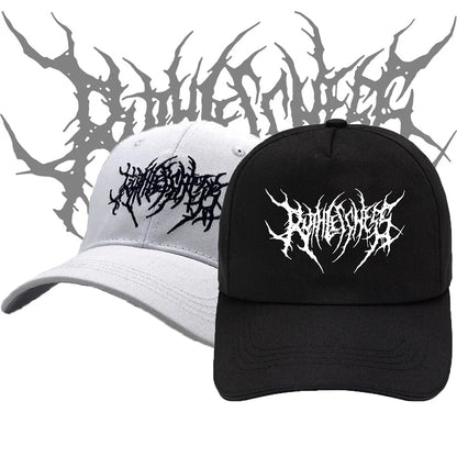 Unisex Gothic Y2K Baseball Cap – Cotton Embroidery Soft Snapback Punk Streetwear Dad Hat