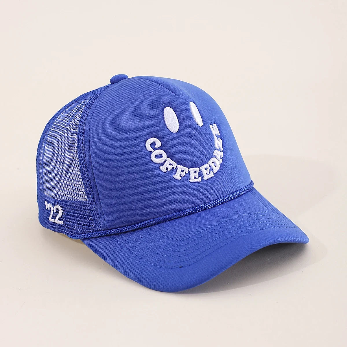 Fashionable Embroidered Baseball Hat Five Star Color blocked Mesh Breathable Summer Duck Tongue Hat Versatile Sunshade Truck Hat