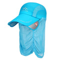 Outdoor Fishing Sunscreen Fishing Hats Long Tongue Men's Summer Breathable Windproof Mesh Awning Peaked Cap Lure Hat