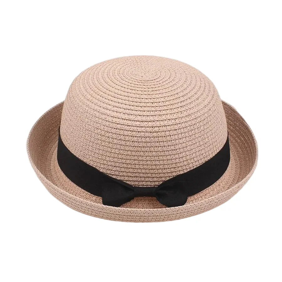 Korean Summer Men's and Women's Top Hats Straw Hats Sunshade Sunscreen Hats Beach Vacation Travel Hat