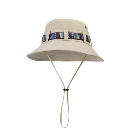 Quick-Dry Breathable Sun Hats with UPF Protection - Adjustable Drawstring Bucket Hat for Outdoor Adventures - Ideal for Hiking,