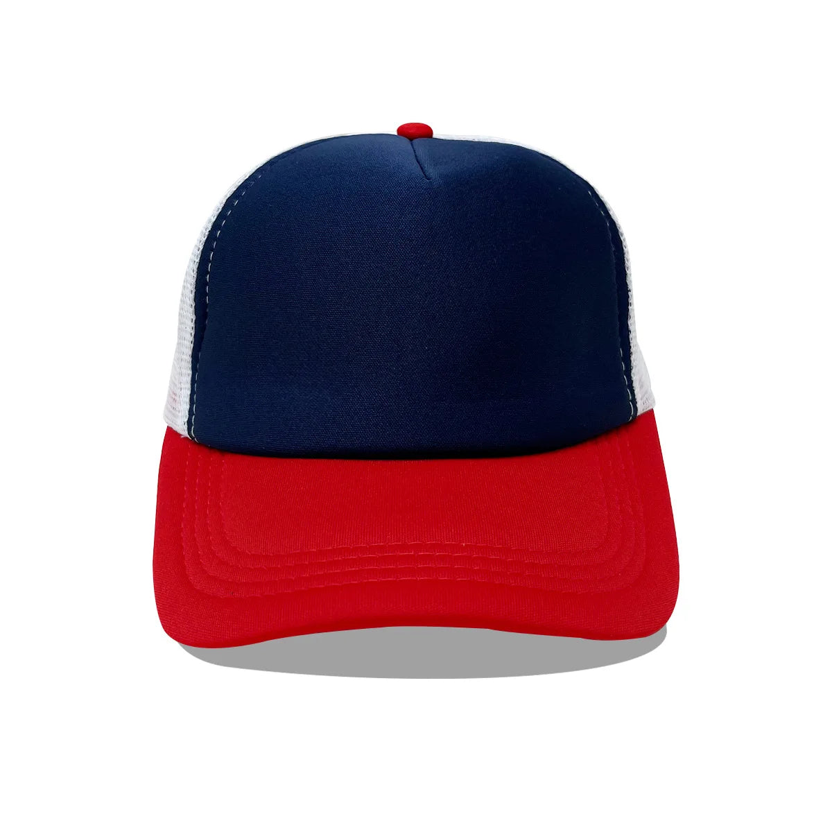 1 Piece Summer Trucker Hat Men Women Net Polyester Baseball Cap Blank Mesh Dad Hats Adjustable Sun Hat Visor