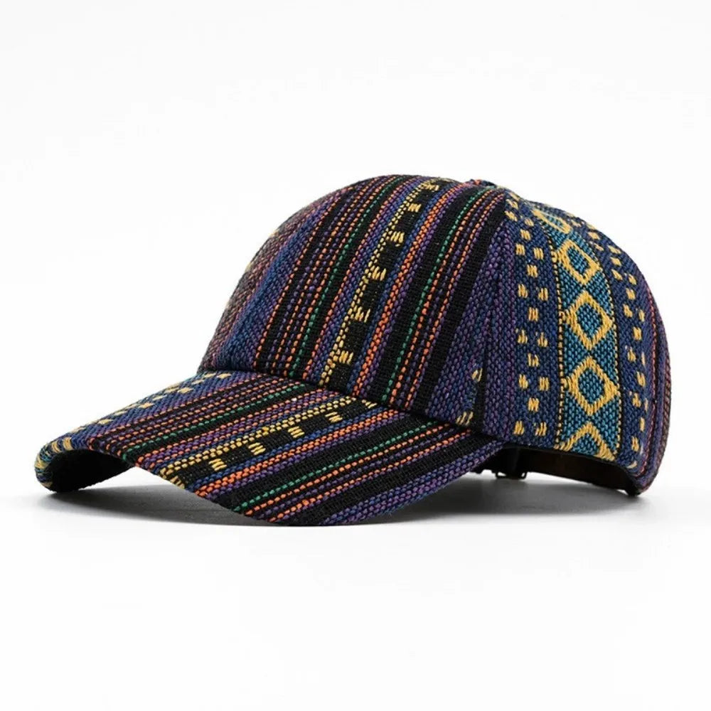 Spring Summer Boho Baseball Cap For Men Women Adjustable Tribal Print Sun Hat Street Sport Hiphop Outdoor Trucker Snapback Visor