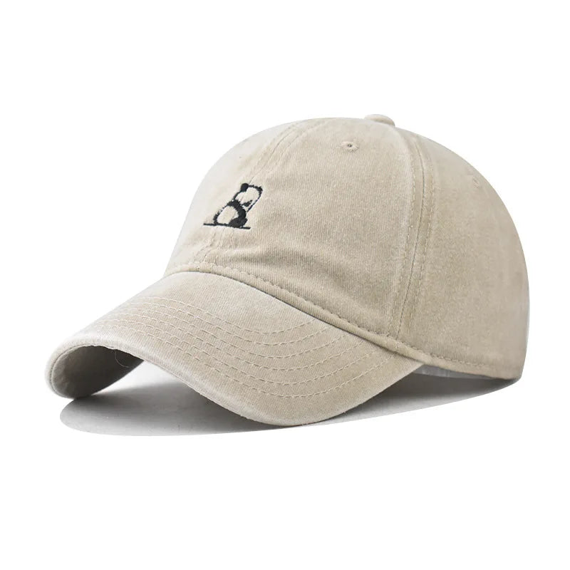 Cute Panda Baseball Cap Unisex Embroidered Dad Hat for Women & Men, Adjustable Cotton Sun Hat for Summer Outdoor Fashion New
