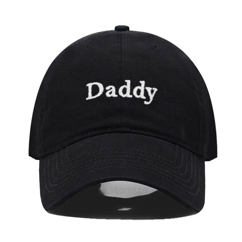 Daddy & Mommy Embroidery Baseball Cap for Men & Women Unisex Soft Washed Cotton Baseball Hats For Father's Mother's Day Gifts