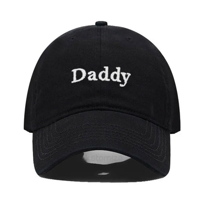 Daddy & Mommy Embroidery Baseball Cap for Men & Women Unisex Soft Washed Cotton Baseball Hats For Father's Mother's Day Gifts