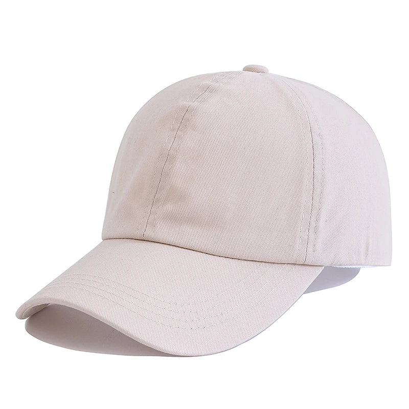 New Fashionable Women's Solid Ponytail Cap Adjustable Outdoor Female Summer Hat Streetwear Dopamine Color Cap