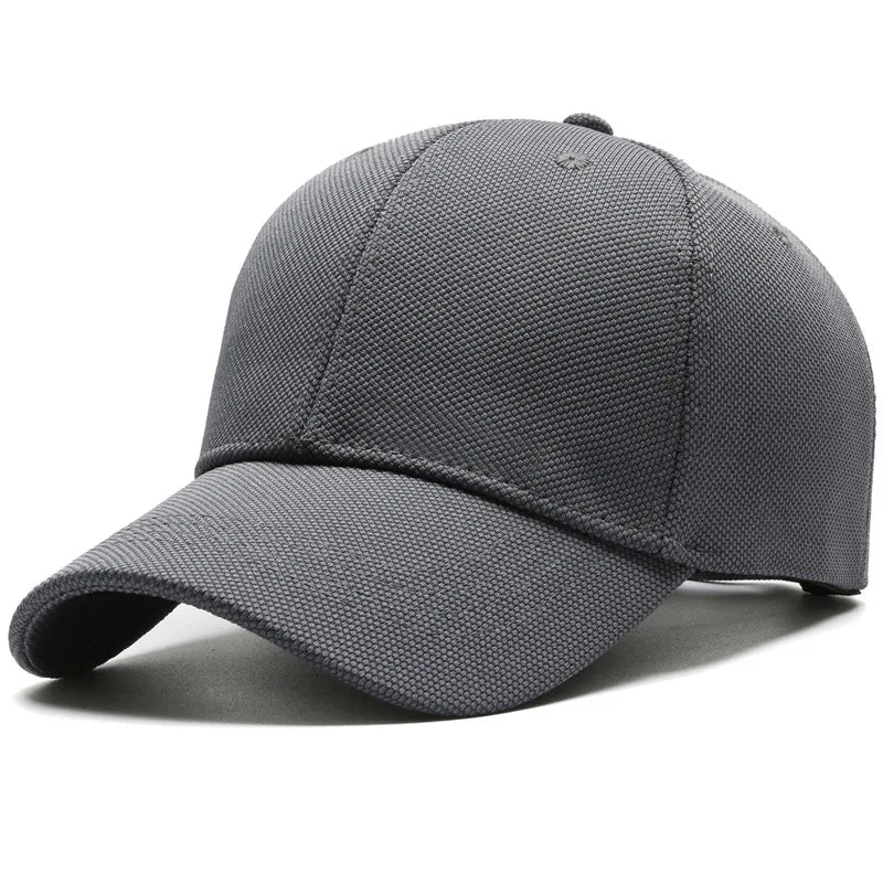 Unisex Minimalist Baseball Cap – Lightweight Casual Visor Hat, Large Size Fit