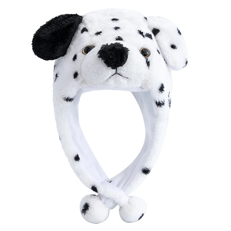 Hot Sale Unisex Funny Bulls Head 3D Animal Style Decorative Hat Winter Cap For Men Women Plush Fur Lovely Family Hat