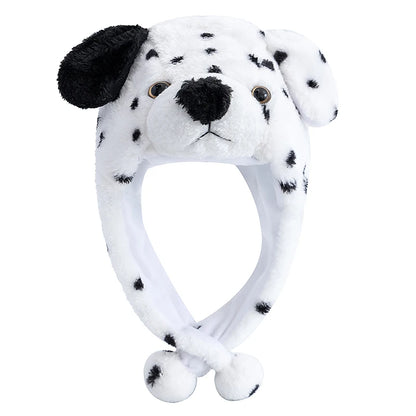 New Style Unisex Funny 3D Animal Style Decorative Hat Mischievous Couple Cap For Man Women Plush Winter Lovely Family Hat
