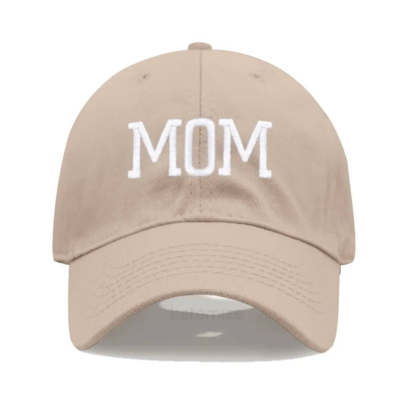 DAD MOM Embroidery Pure Cotton Men's Baseball Cap For Man  Womne's Fashion Sport Golf Caps Sun Hat Dropshipping