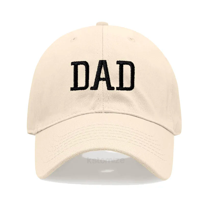 DAD MOM Embroidery Pure Cotton Men's Baseball Cap For Man  Womne's Fashion Sport Golf Caps Sun Hat Dropshipping