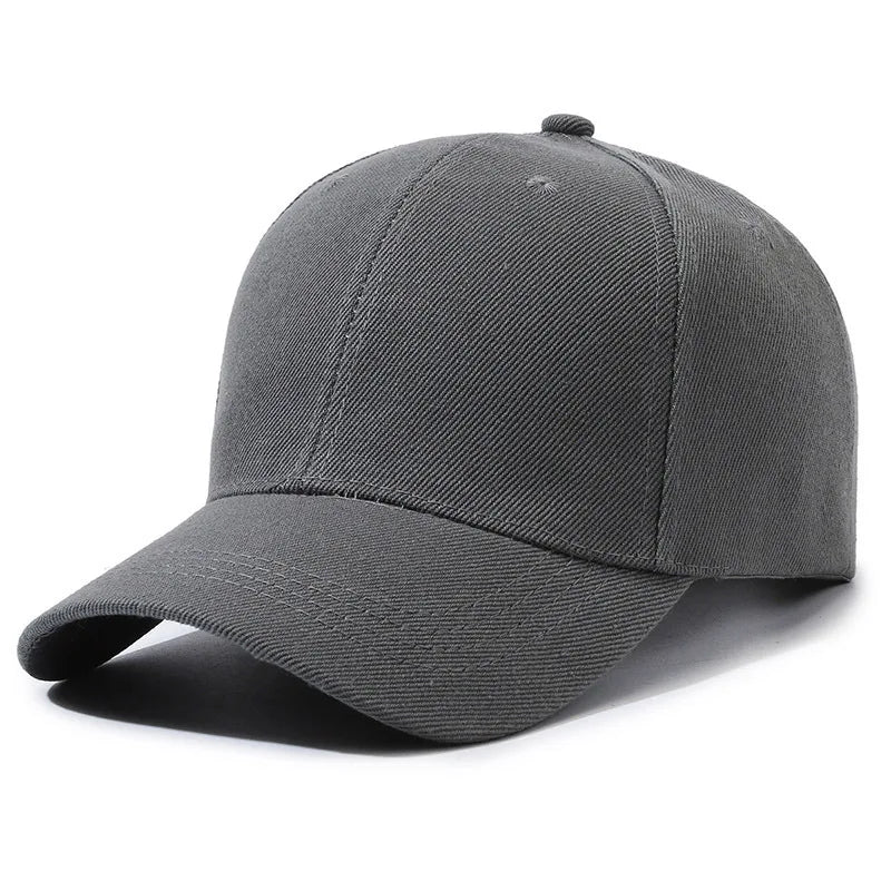 Baseball Cap Women Men Advertising Work Travel Group Solid Color Dance Hip Hop Students DIY Printing Logo Sunshade Dad Hat Kpop
