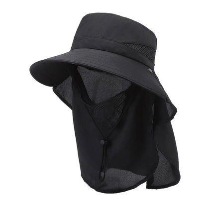 Men’s Wide Brim Bucket Hat Breathable Outdoor Fishing Sun Protection Hat