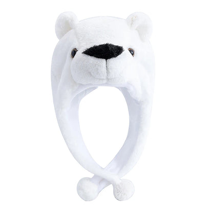 New Style Unisex Funny 3D Plush Elephant Style Decorative Hat Mischievous Cap For Man Women Plush Winter Lovely Family Hat