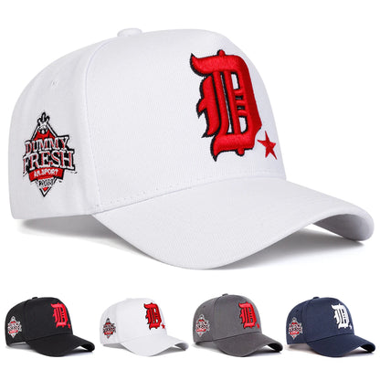 Unisex D Letter Embroidery Side DUMMY FRESH Baseball Caps Spring Autumn Outdoor Adjustable Casual Hats Hip Hop Hat Sunscreen Hat