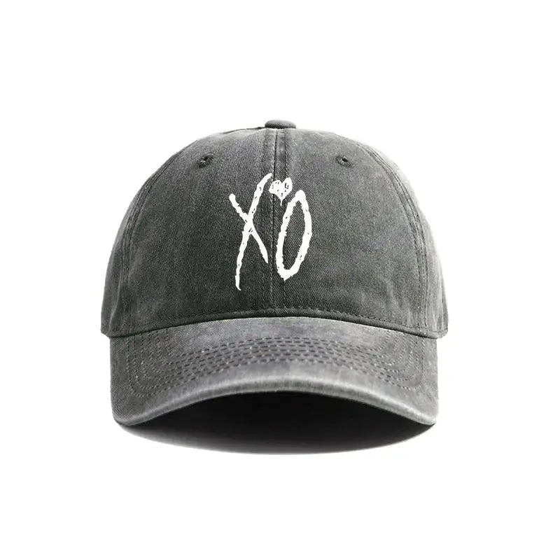 2025  XO The Weeknd Baseball Cap Distressed Hats Cap Men Retro Outdoor Summer Adjustable Dad Hat  Fashion