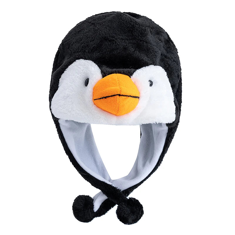 New Style Unisex Funny 3D Plush Elephant Style Decorative Hat Mischievous Cap For Man Women Plush Winter Lovely Family Hat