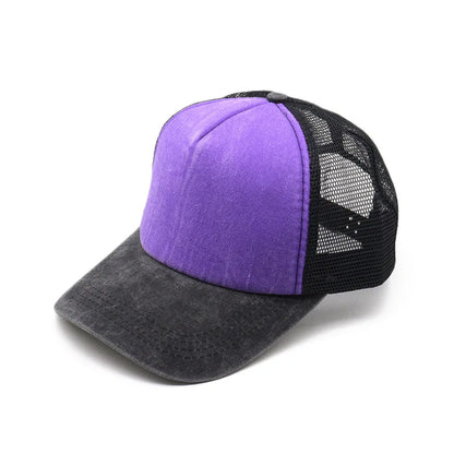 1pcs Baseball Cap Men's Summer Breathable Mesh Sun Hat Unisex Cotton Snapback Cap Truck Caps Visor