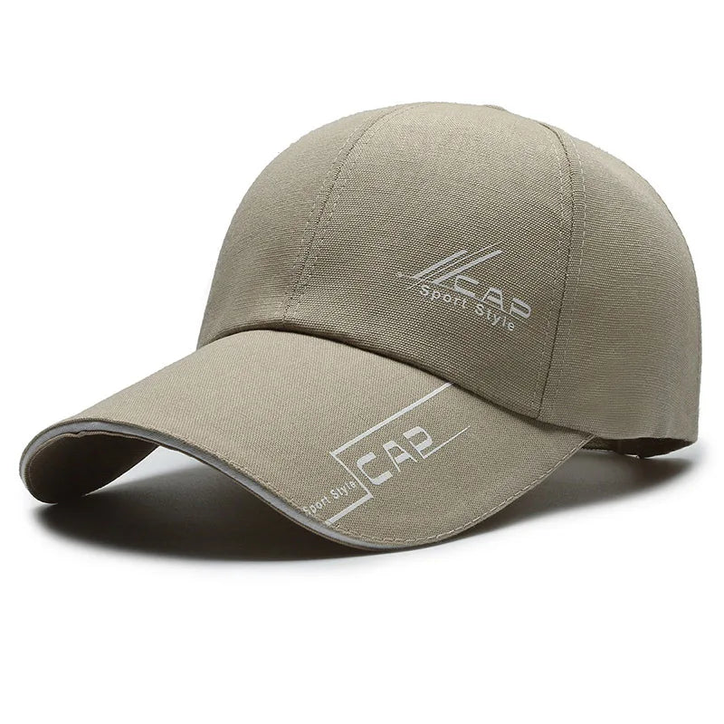 Unisex Long Brim Baseball Cap Summer Outdoor Fishing Sun Protection Hat