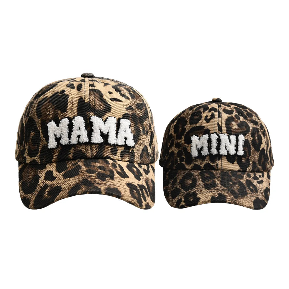 New Cool Mama Mini Women Children Kids Cap Sets Spring Summer Outdoor Lady Female Boy Girls Baseball Cap For Women