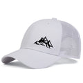 Unisex Mountain Range Embroidery Baseball Net Caps Spring and Summer Outdoor Adjustable Casual Hats Sunscreen Hat
