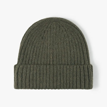 New Cool Women Man Autumn Winter Thick Wool Beanie Hat High Quality Outdoor Earflaps Warm Knitted Beanie Cap Hat For Men Women