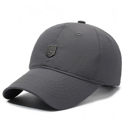 Quick-Dry Baseball Cap - Adjustable, Moisture-Wicking Sun Hat for Outdoor Sports & All Seasons