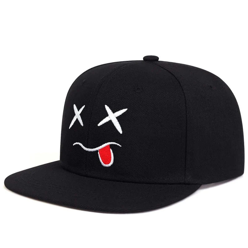 Unisex Personalized Embroidered Hip Hop Baseball Cap – Adjustable Cotton Snapback Outdoor Sun Hat