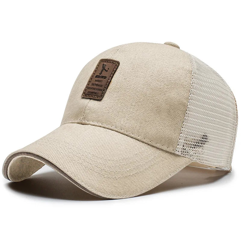 Unisex Mesh Baseball Cap – Breathable Outdoor Sports Sun Hat, Korean Style