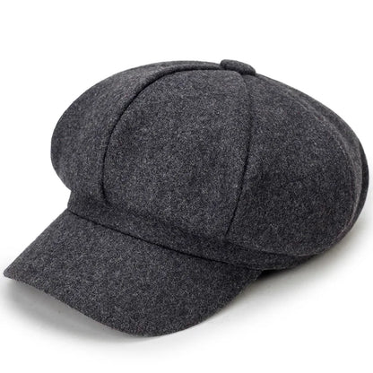 New Women Warm Solid Autumn Winter Berets Lady Outdoor Adjustable Girl Warm Casual Thick Cap Hat For Women