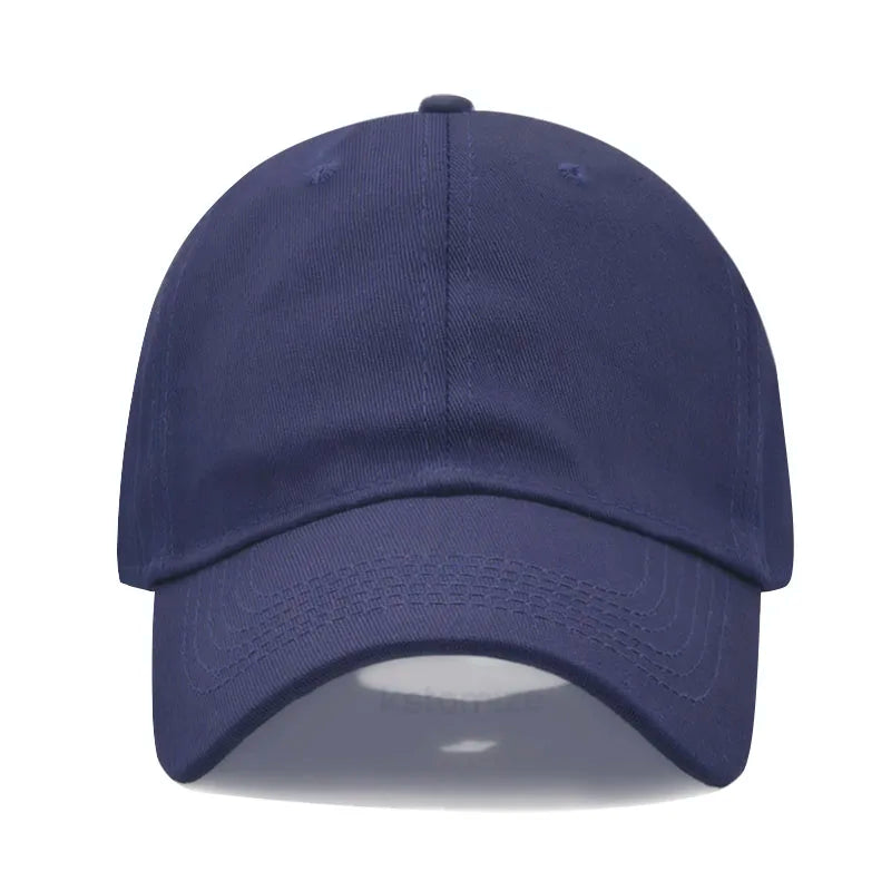 Custom Text Logo Embroidery Vintage Washed Cotton Baseball Cap Fashion Women Men Hat Sport Visors Snapback Cap Sun Hat