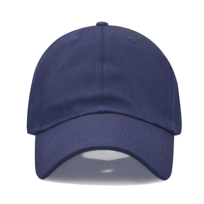 Custom Text Logo Embroidery Vintage Washed Cotton Baseball Cap Fashion Women Men Hat Sport Visors Snapback Cap Sun Hat
