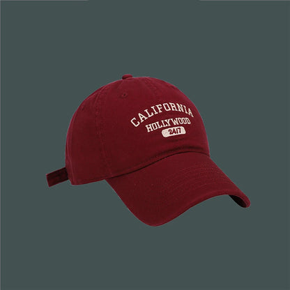 Unisex Retro Letter Embroidery Baseball Cap – Cotton Snapback Sport Visor Streetwear Hip Hop Hat