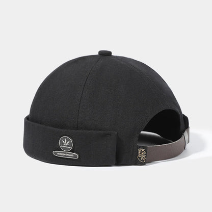 Unisex Cotton Brimless Docker Cap – Retro Skullcap Street Hip Hop Summer Hat