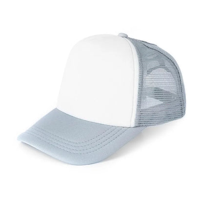 1 Piece Summer Trucker Hat Men Women Net Polyester Baseball Cap Blank Mesh Dad Hats Adjustable Sun Hat Visor