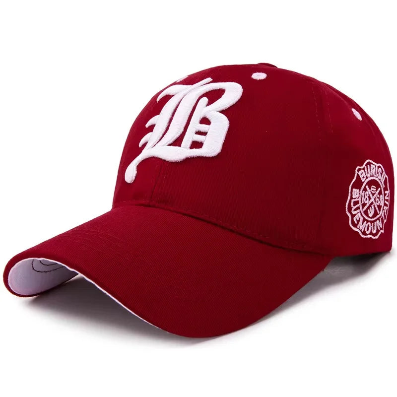 Unisex Cotton Baseball Cap – Embroidered Snapback Hip Hop Dad Hat