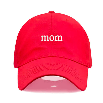 New dad mom Embroidery Soft Cotton Baseball Cap Fashion Women Men Hat Sport Visors Snapback Cap Sun Hat Breathable Outdoor Caps