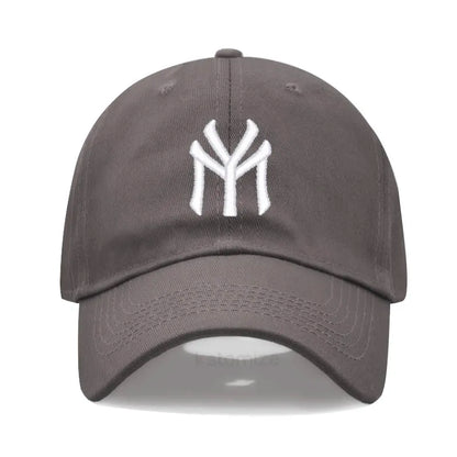Letter MY Embroidery Baseball Cap Women Men Adjustable Soft Washed Cotton Sports Dad Hat  Spring Summer Protection Sun Hats