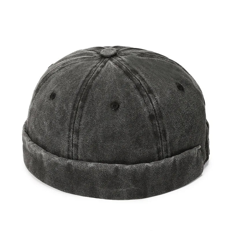 Street-style Soft-top Washed Hip-hop Cap - Unisex & Versatile Farmer's Hat