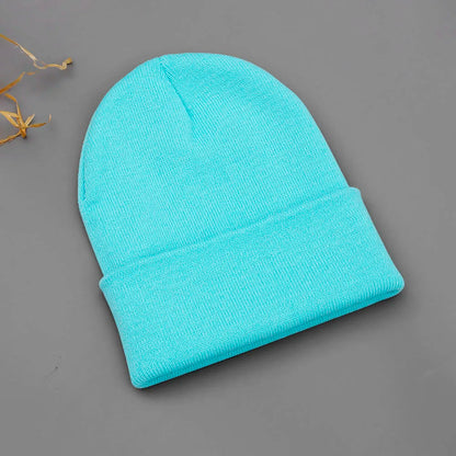 24 Colors Unisex Beanie Hat for Men Women Winter Knit Caps Soft Ski Hats