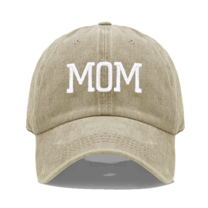 DAD MOM Embroidery Pure Cotton Men's Baseball Cap For Man  Womne's Fashion Sport Golf Caps Sun Hat Dropshipping