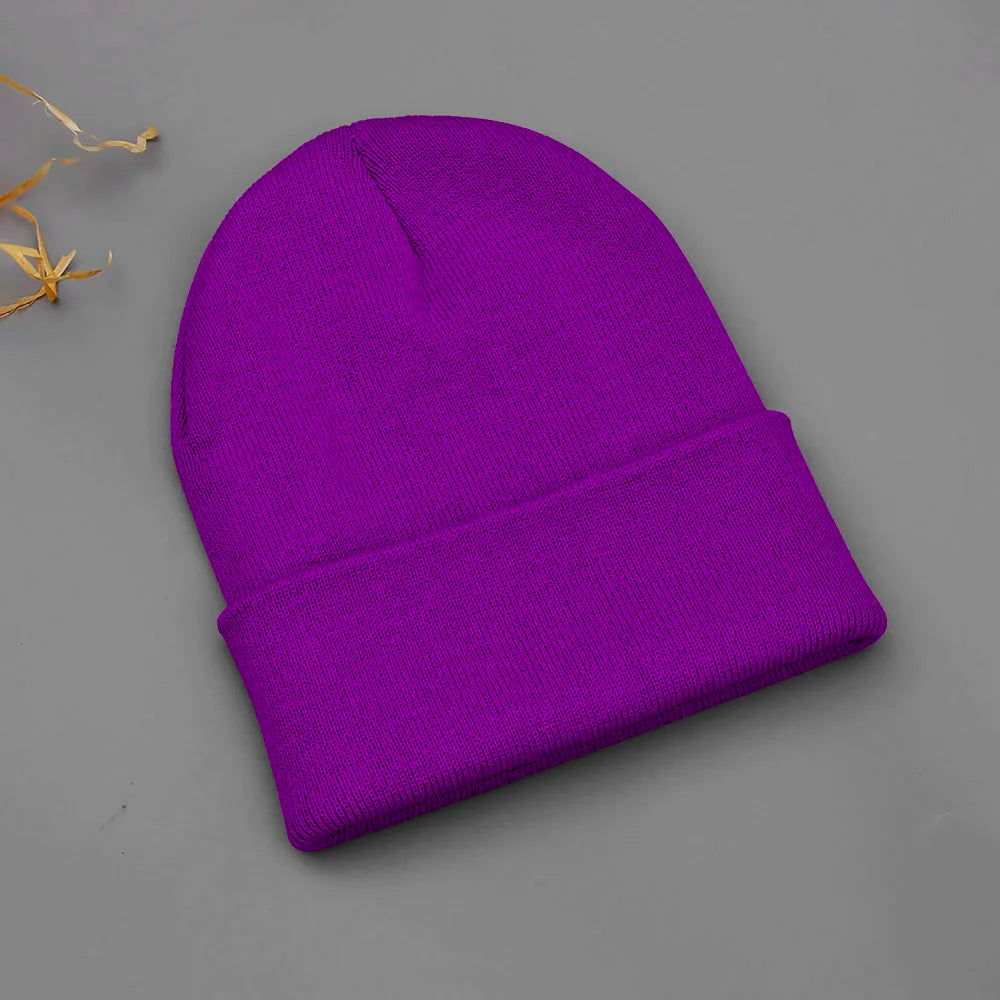 24 Colors Unisex Beanie Hat for Men Women Winter Knit Caps Soft Ski Hats