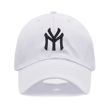 Letter MY Embroidery Baseball Cap Women Men Adjustable Soft Washed Cotton Sports Dad Hat  Spring Summer Protection Sun Hats