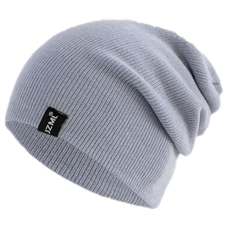 Unisex Letter Label Decor Beanie Hat Casual Multiple Colored Winter Knitted Hat Daily Life And Outdoor Beanie Cap